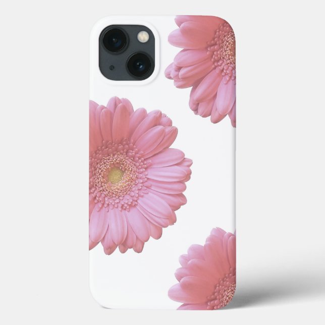 Blek rosa gerbera daisy Fodral-Mate iphone case (Baksida)