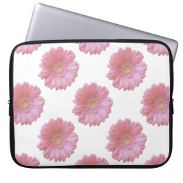Blek rosa gerbera daisy laptop fodral