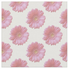 Blek rosa gerbera daisy tyg