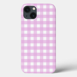 Blek rosa gingham Fodral-Mate iphone case