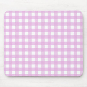 Blek rosa gingham musmatta