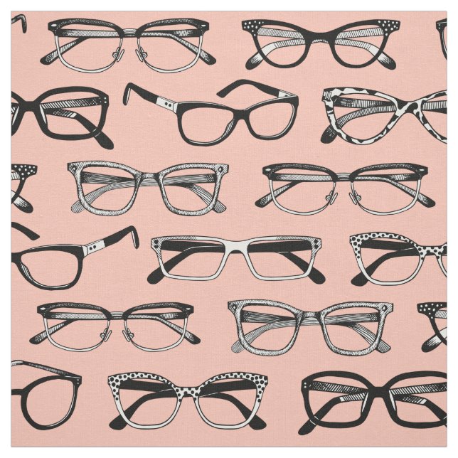 Blek Rosa Glass, Eyeglass, Eyewear Tyg (Provkarta)