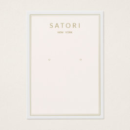 Blek Rosa Gräns Arr Judiska Visningen Visitkort