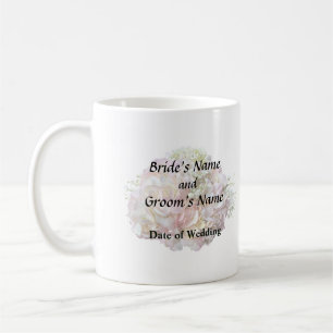 Blek Rosa Hydrangea med utandning Baby Kaffemugg