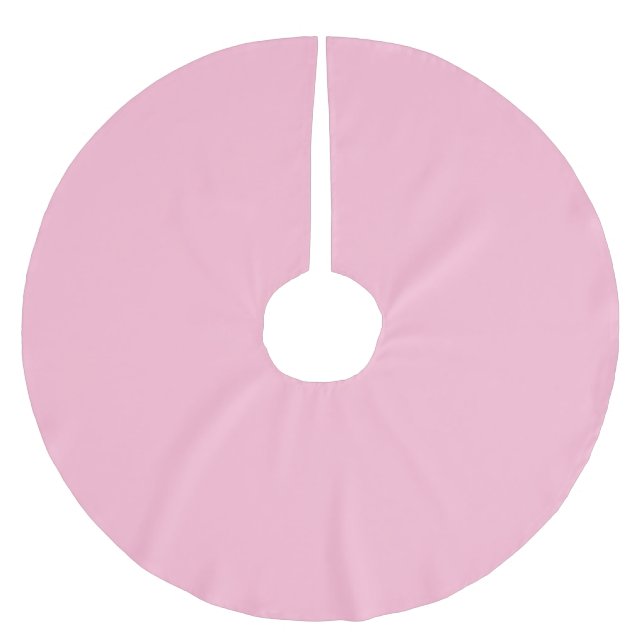 Blek Rosa Julgransmatta Borstad Polyester (Framsidan)