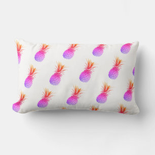 Blek Rosa Lila Pineapple Mönster Cushion Lumbarkudde