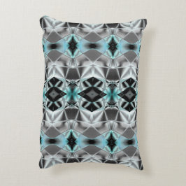 Blek silver till klartext i virtuella stil prydnadskudde