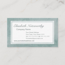 Blek vintageAquaGrunge verkställer den gammala Visitkort