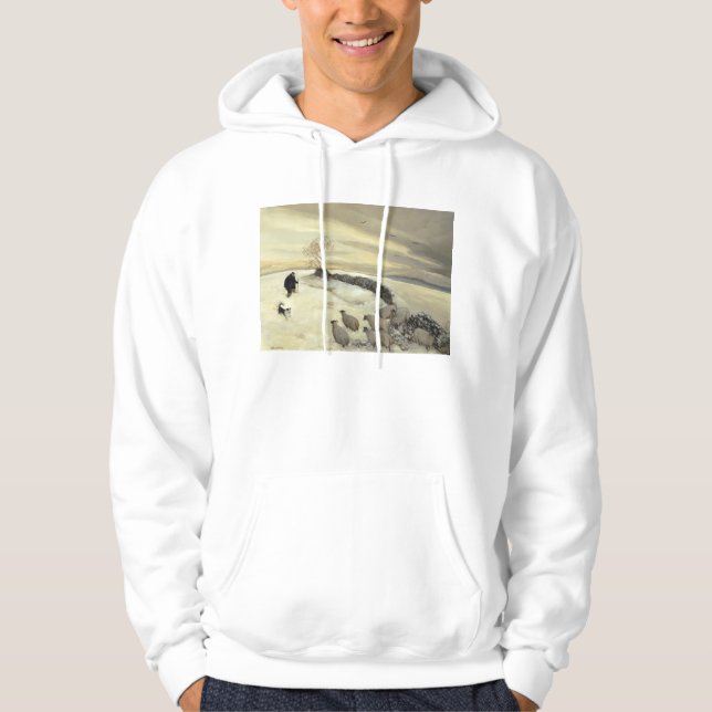Blek vinterdag sweatshirt (Framsida)