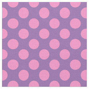 Bleka lilor med rosa polka dots tyg