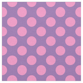 Bleka lilor med rosa polka dots tyg