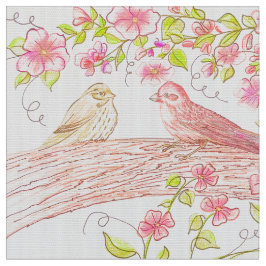 Bleka Rosa Finkar Tyg