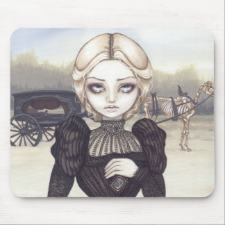 Bleka sörjande gotiska begravnings- Mousepad Musmatta