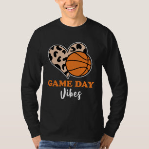 Blekad Känsla Från Basketmatchen Basketmamma Spel T Shirt