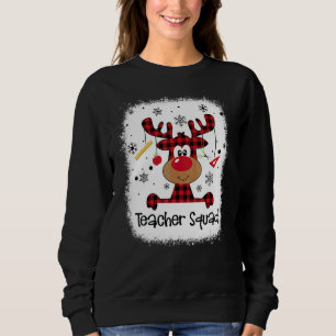 Blekad Lärartrupp Ren Lärar Jul T Shirt