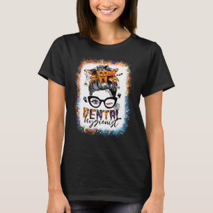 Blekad Tandhygienist Otkammad Bunt Halloween-kosty T Shirt