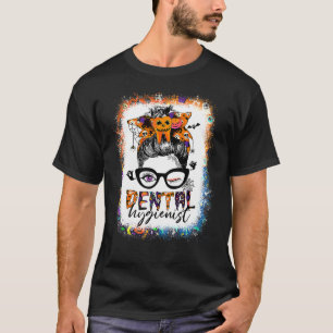 Blekad Tandhygienist Otkammad Upphöjd Halloween Ko T Shirt