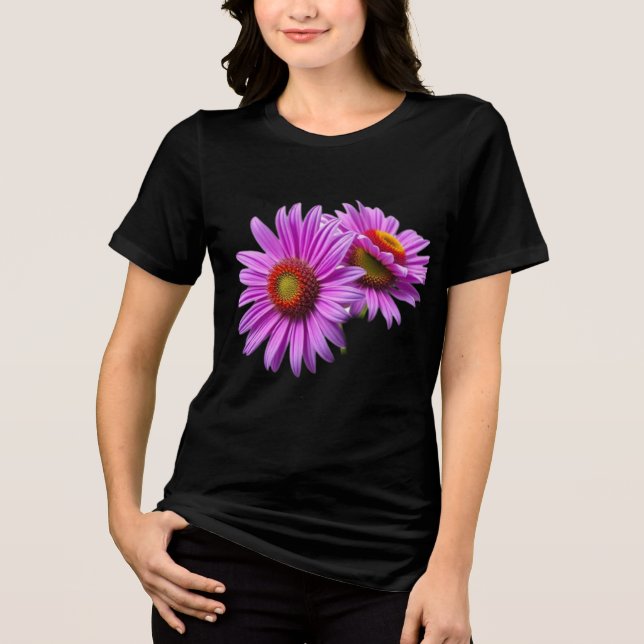Blekande blombild T-Shirt (Framsida)
