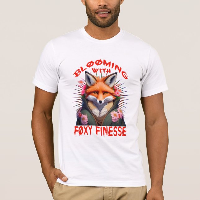 Blekande fox Mode-bedövning T Shirt (Framsida)