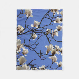 Blekande Magnolias Fleecefilt