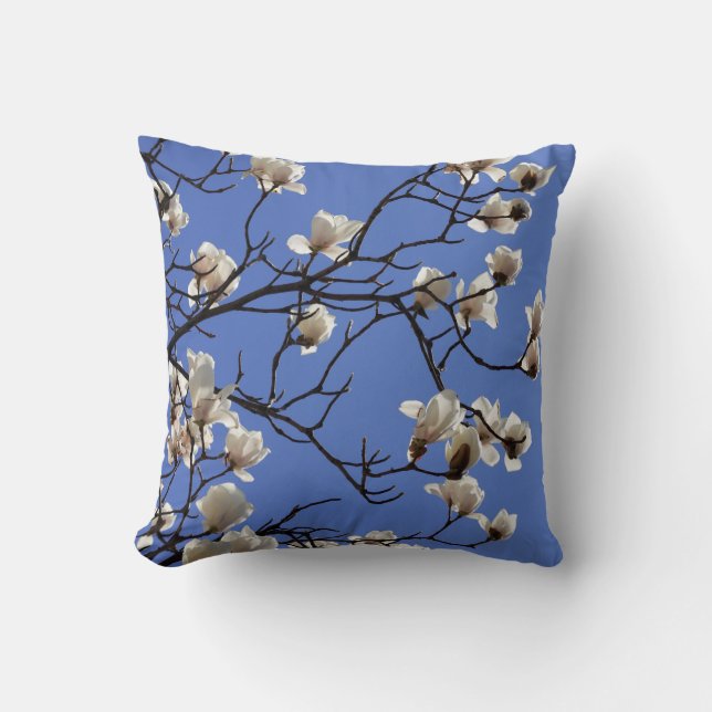 Blekande Magnolias Kudde (Framsida)