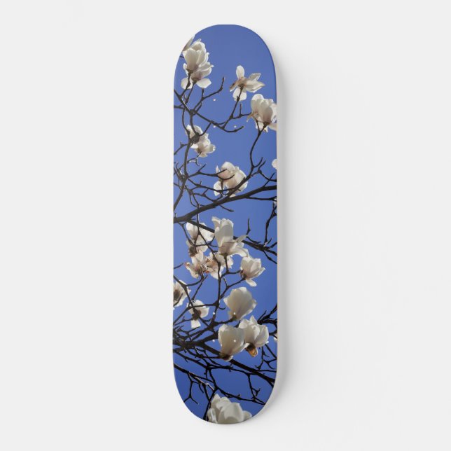 Blekande Magnolias Mini Skateboard Bräda 18,5 Cm (Framsida)