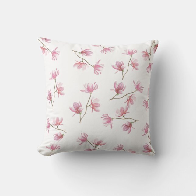 Blekande Magnolias Pillow Kudde (Framsida)