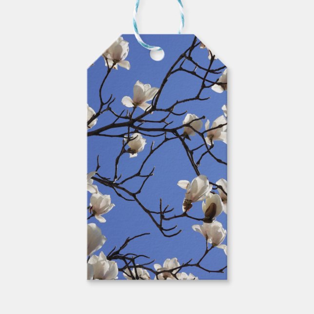 Blekande Magnolias Presentetikett (Framsidan)