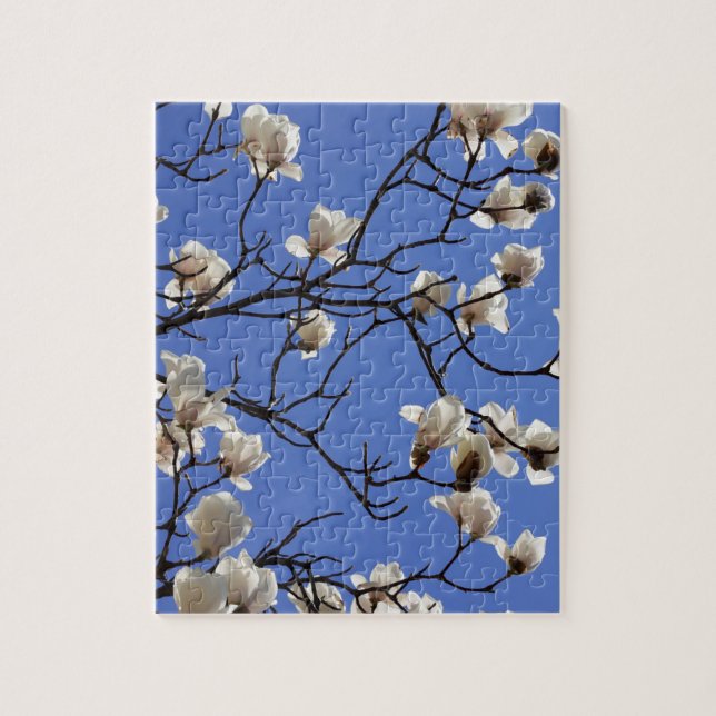 Blekande Magnolias Pussel (Vertikal)