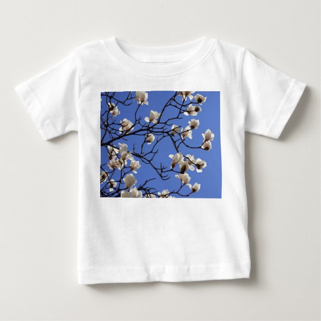 Blekande Magnolias T Shirt (Framsida)