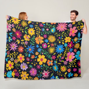Blekande, vacker design 60 x 80 Blankett med bilds Fleecefilt