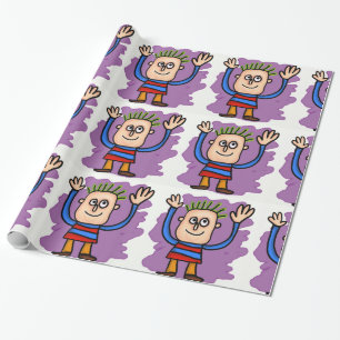 Blekande Yea! Papper radbrytning Presentpapper