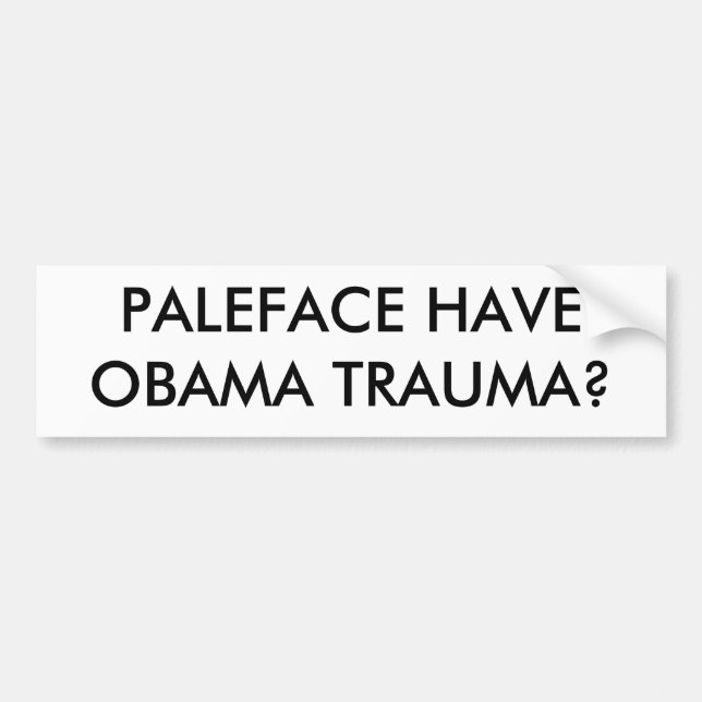 BLEKANSIKTET HAR DEN OBAMA TRAUMAN? BILDEKAL (Framsidan)