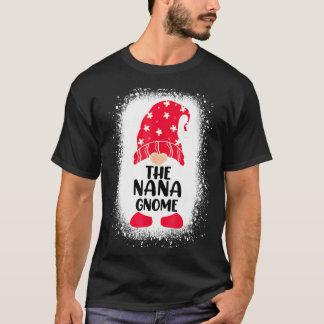 Blekat Nana Gnome-matchande familjejul T Shirt