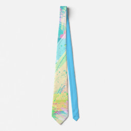 Bleken snyggt Pastel Färg Abstrakt Art Slips