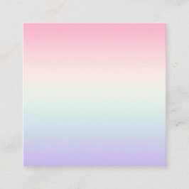 Blekens färgstarka övertoningsbakgrund fyrkantigt visitkort