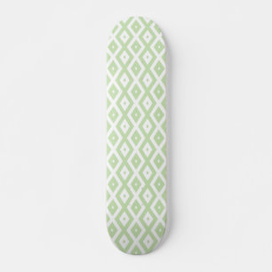 Blekens grönt och den vita diamanten mönster mini skateboard bräda 18,5 cm