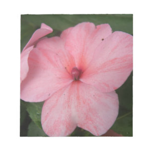 Blekens Rosa Impatiser Flower Anteckningsblock