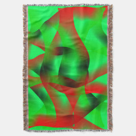 Blekgrön och klar rödundulering, med skugga? filt