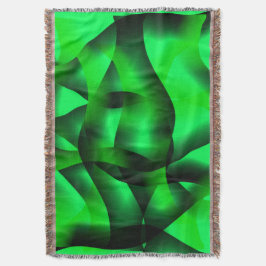 Blekgrön och svart kurning, med skugga? filt