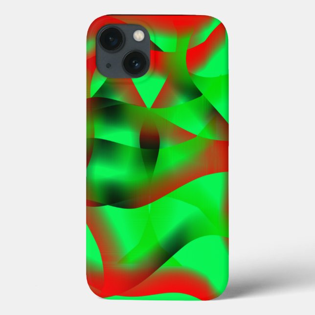 Blekgrön och tydlig rödkrämning, med skugga? (Baksida)