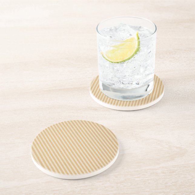 Blekgula randiga tyger mönster underlägg (Sidan)