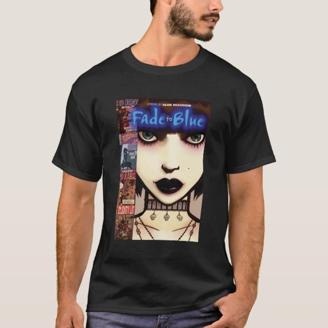 Blekna för att slösa täcker tee shirt (Framsida)