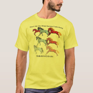 Blekna vildhästT-tröja Tee Shirt