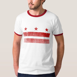 Bleknad DC-flagga Tee Shirt