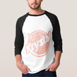 Bleknad Krystal logotyp T-shirt