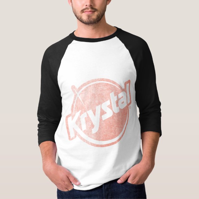 Bleknad Krystal logotyp T-shirt (Framsida)