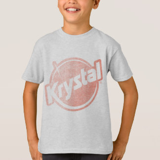 Bleknad Krystal logotyp T-shirt