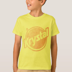 Bleknad Krystal logotyp T-shirt