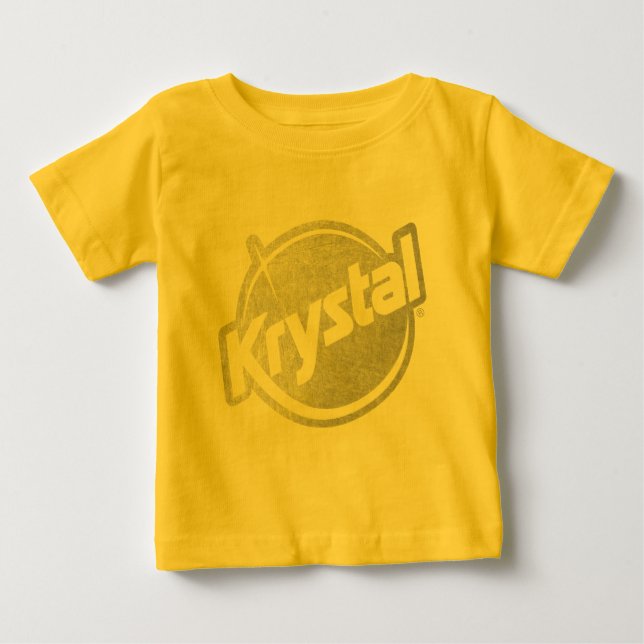 Bleknad Krystal logotyp Tee Shirt (Framsida)